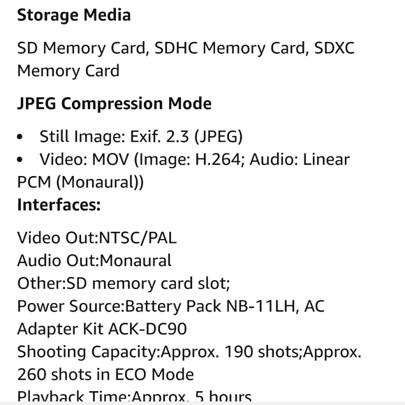 Canon powershot sx400 IS Digital Camera - Picture 8 of 8